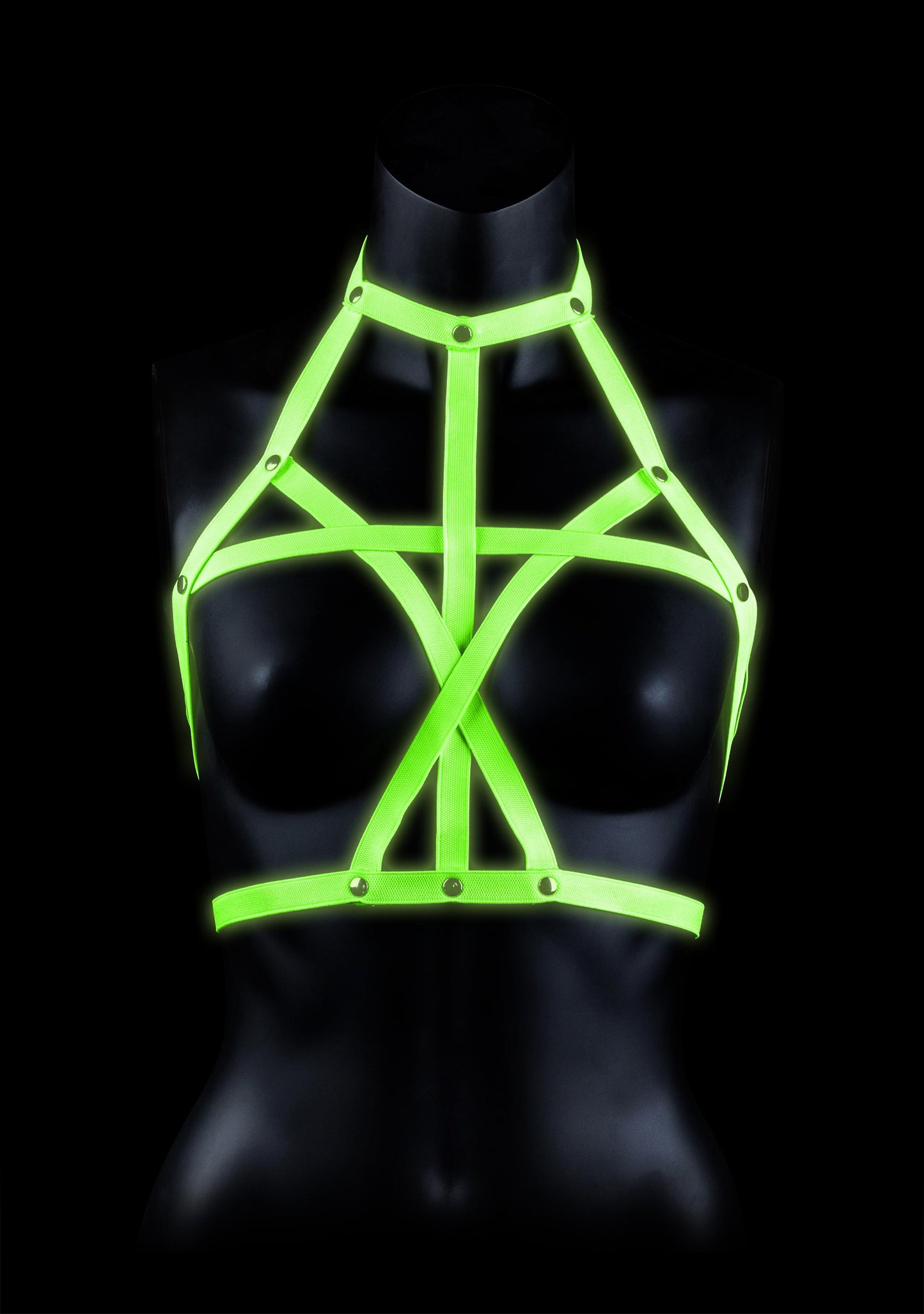 Bra Harness - Large/xlarge - Glow in the Dark - Not Very Vanilla