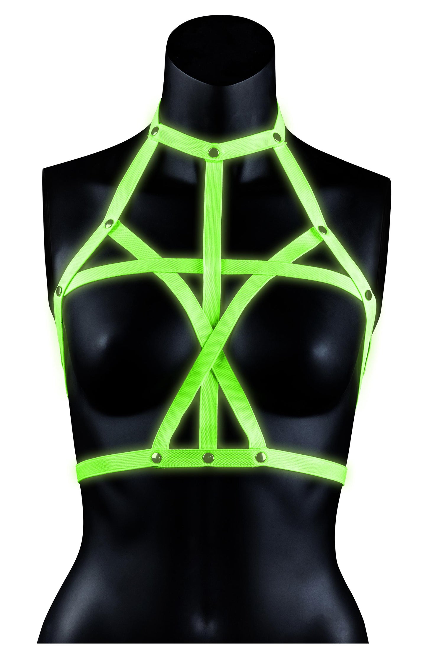 Bra Harness - Small/medium -Glow in the Dark - Not Very Vanilla