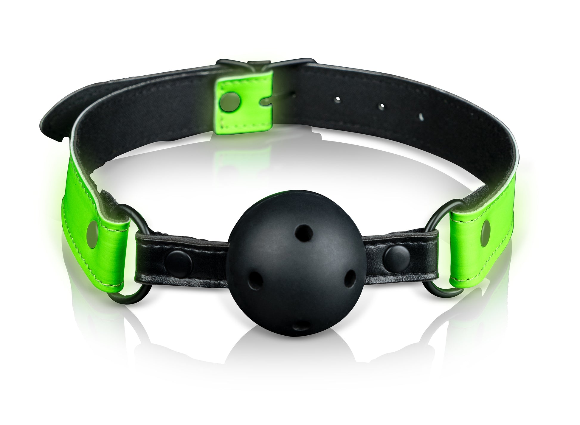 Breathable Ball Gag - Glow in the Dark - Not Very Vanilla