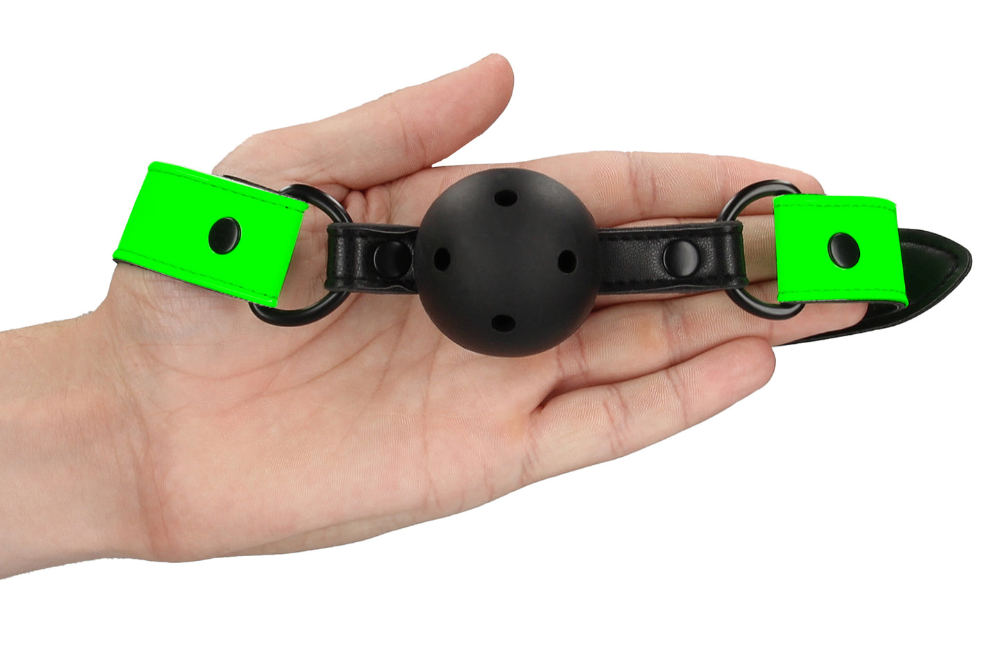 Breathable Ball Gag - Glow in the Dark - Not Very Vanilla