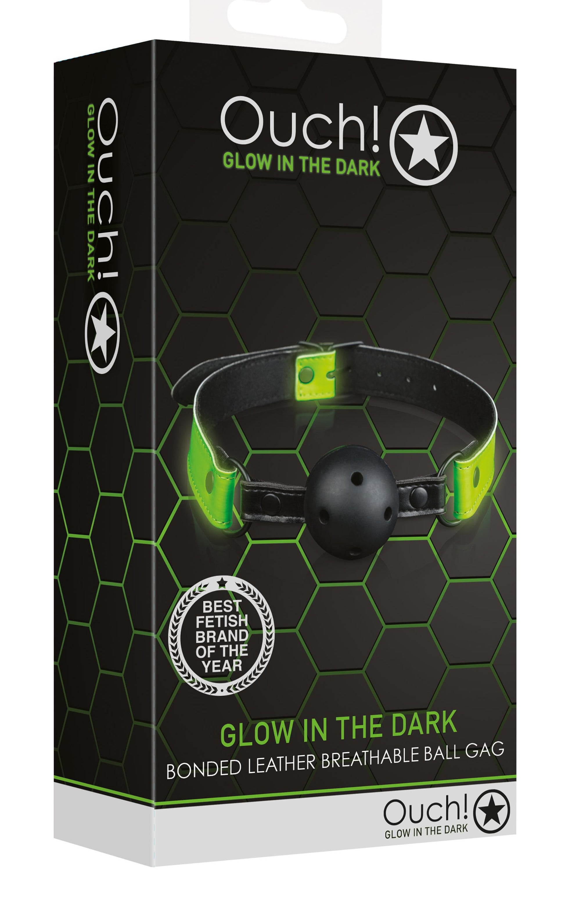 Breathable Ball Gag - Glow in the Dark - Not Very Vanilla