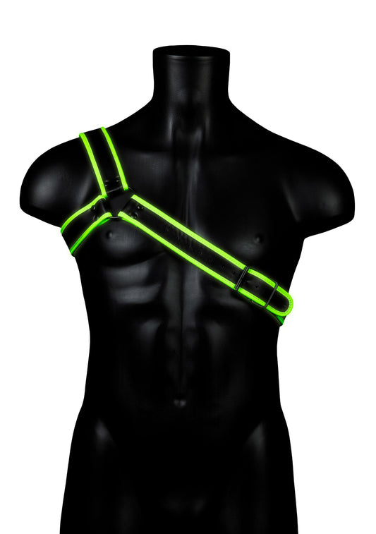 Gladiator Harness - Large/xlarge - Glow in the Dark - Not Very Vanilla