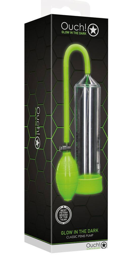 Classic Penis Pump - Glow in the Dark - Not Very Vanilla