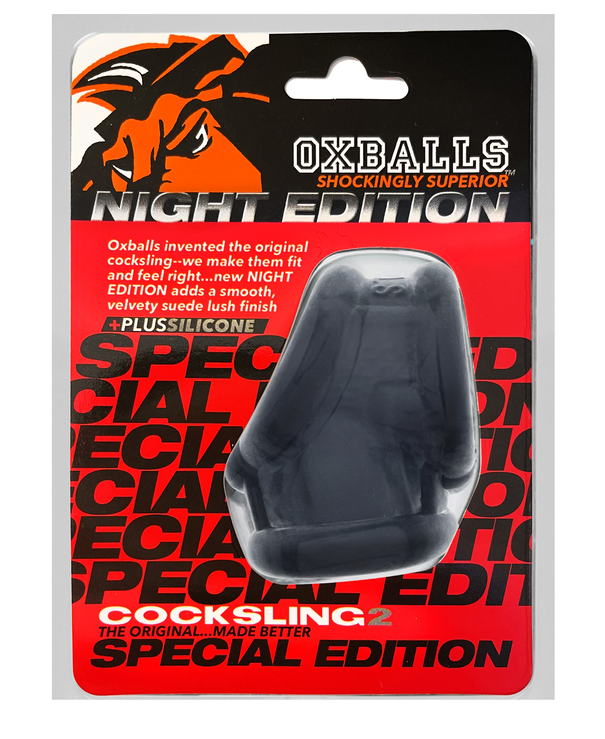 Cocksling-2 - Night Black - Not Very Vanilla