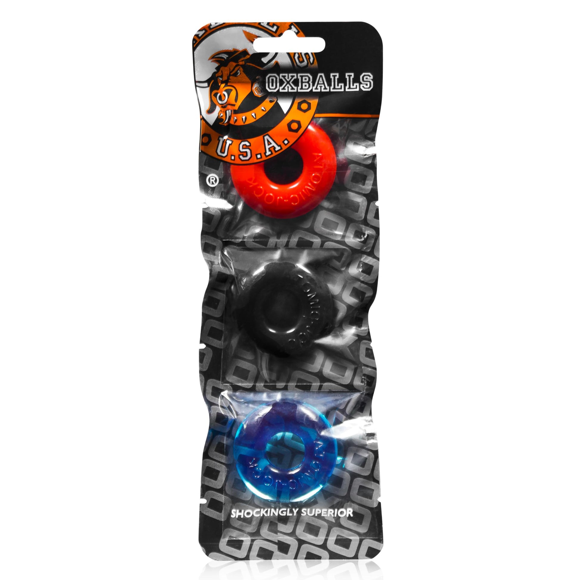 Ringer Cockring 3 Pack - Small - Multicolor - Not Very Vanilla