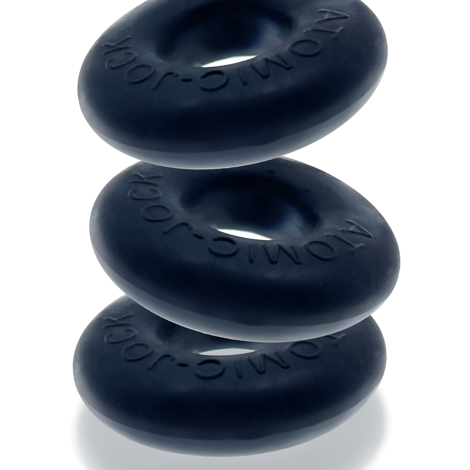 Ringer Cockring 3 Pack - Small - Night Black - Not Very Vanilla