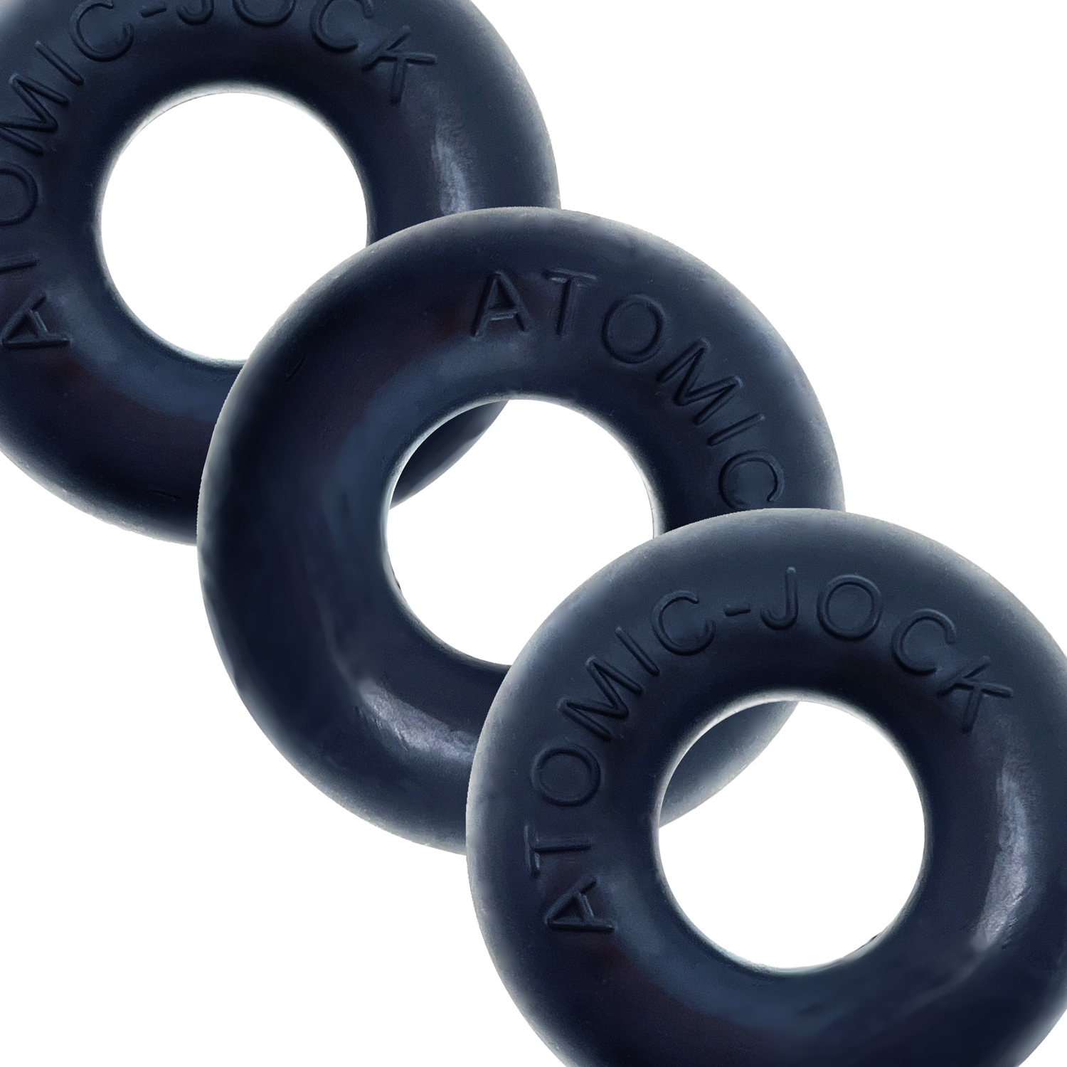 Ringer Cockring 3 Pack - Small - Night Black - Not Very Vanilla