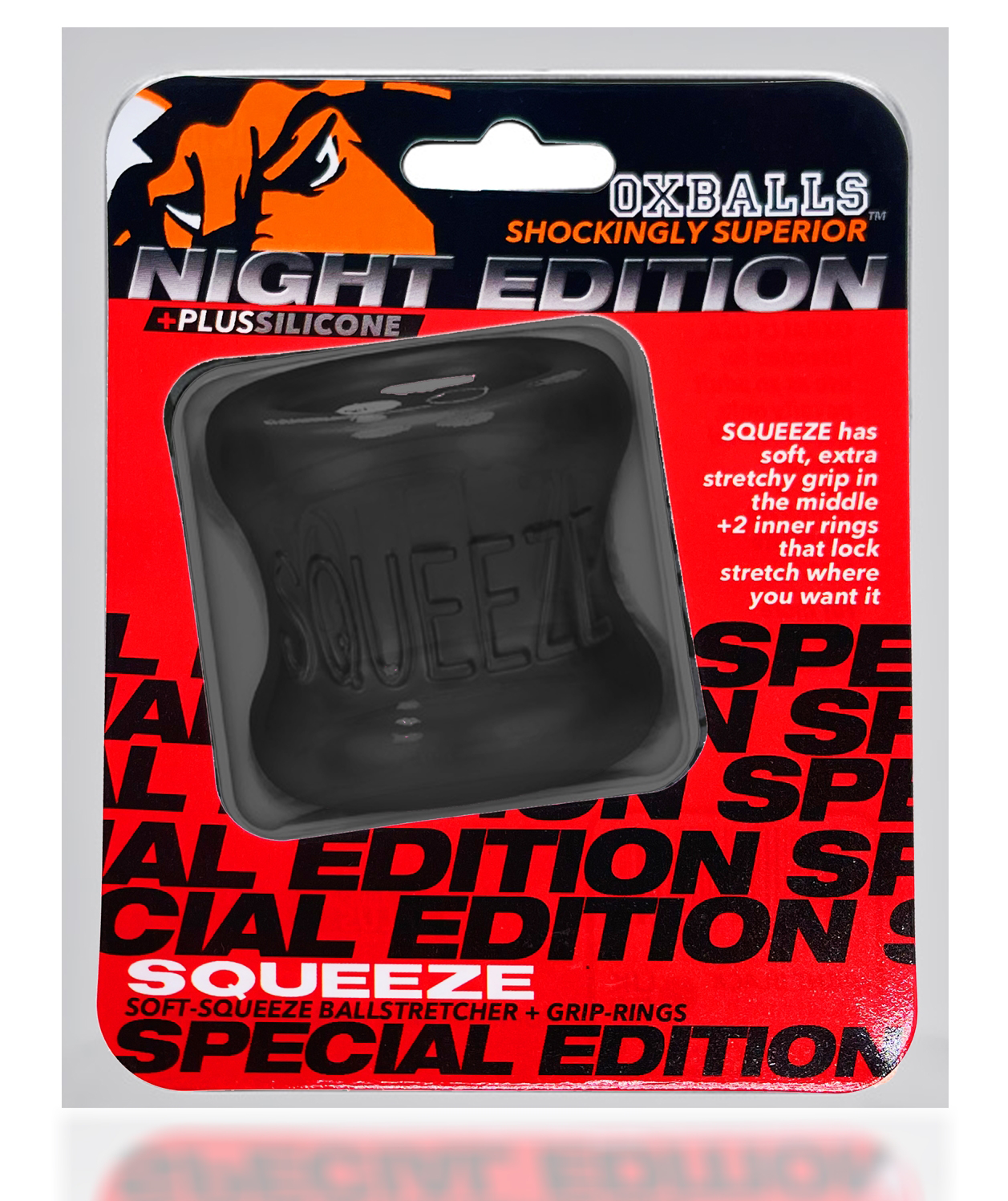 Squeeze Soft - Grip Ballstretcher - Night Black - Not Very Vanilla