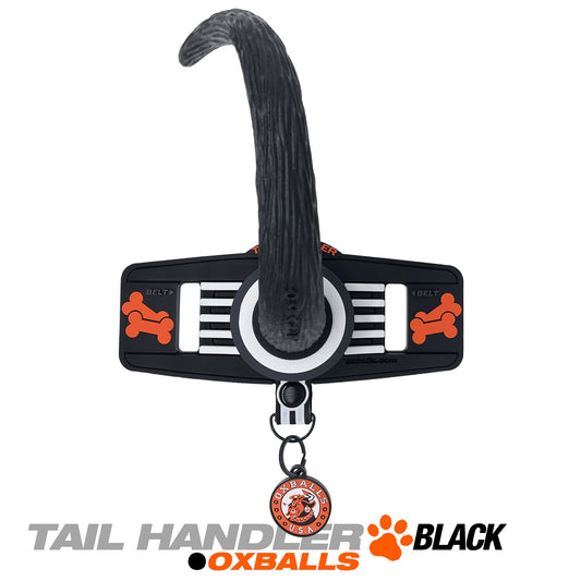 Tail Handler - Belt Strap Show Tail - Black - Not Very Vanilla