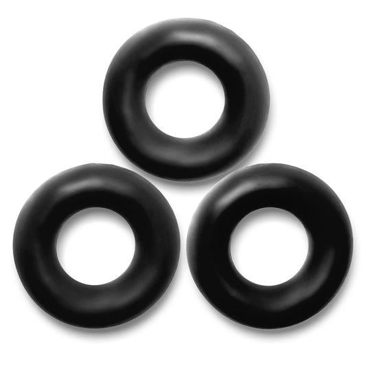 Fat Willy 3-Pack Jumbo C-Rings - Black - Not Very Vanilla