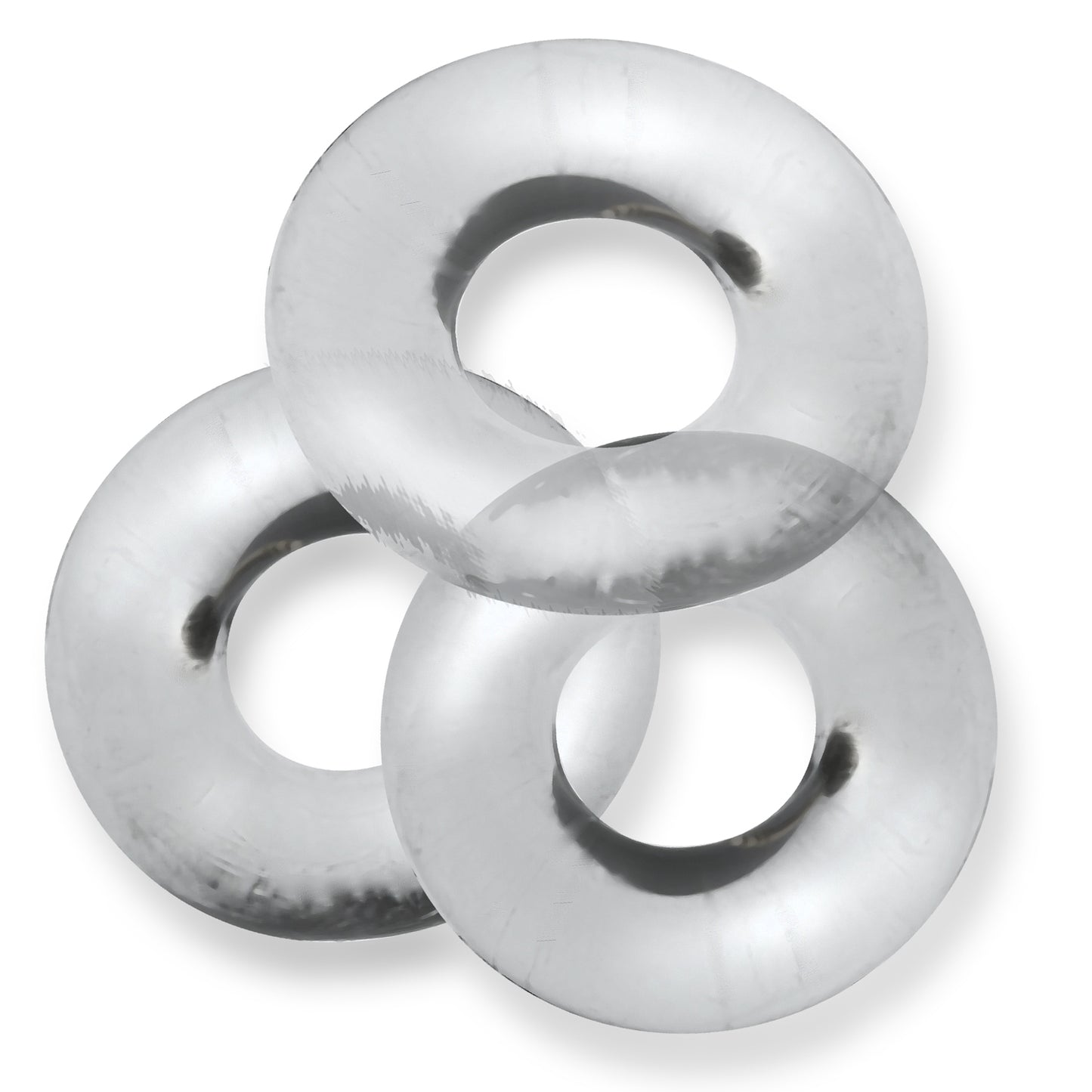 Fat Willy 3-Pack Jumbo C-Rings - Clear - Not Very Vanilla