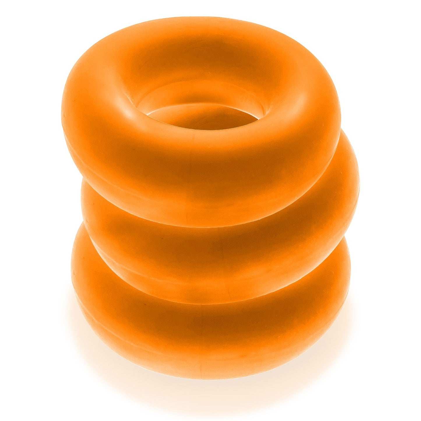 Fat Willy 3-Pack Jumbo Cockring - Orange - Not Very Vanilla