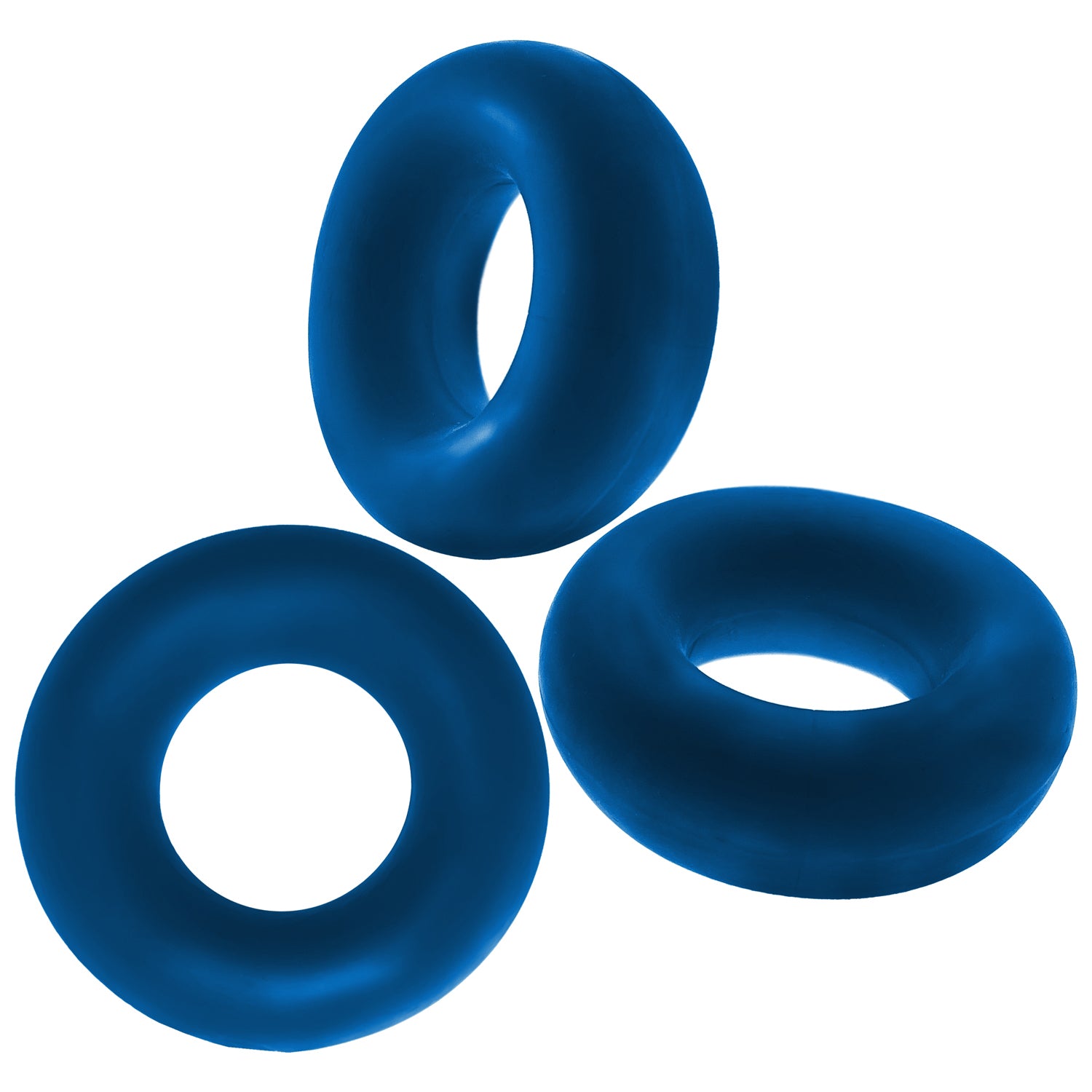 Fat Willy 3-Pack Jumbo C-Rings - Space Blue - Not Very Vanilla