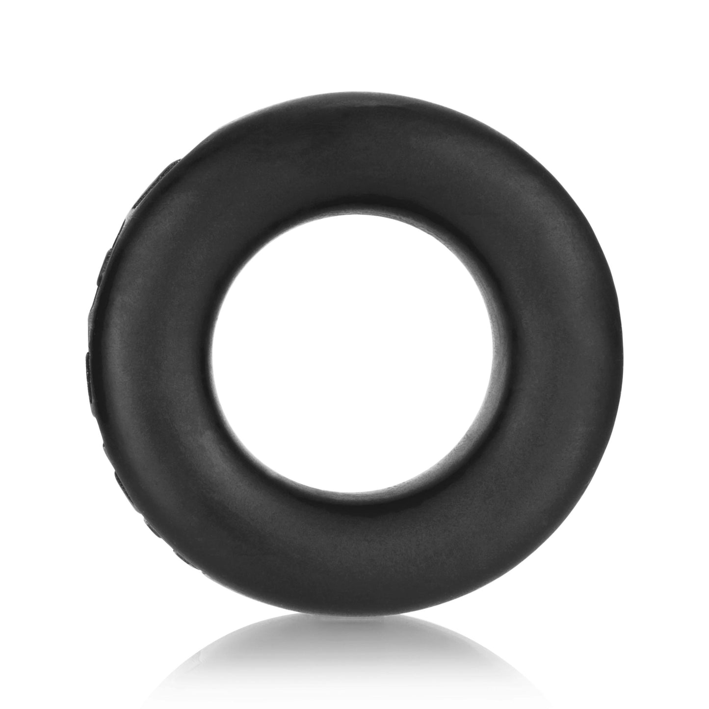 Cock T Comfort Cockring by Atomic Jock Silicone Smoosh - Black - Not Very Vanilla