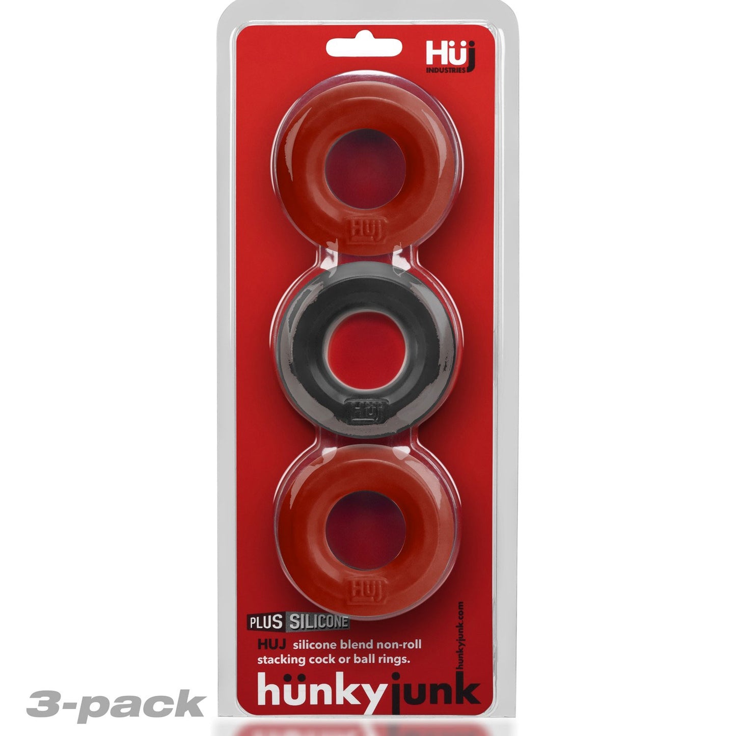 Huj3 C-Ring 3-Pack - Cherry / Ice - Not Very Vanilla