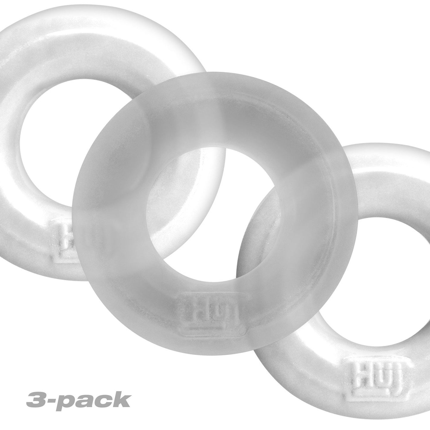 Huj3 C-Ring 3-Pack - White / Clear Ice - Not Very Vanilla