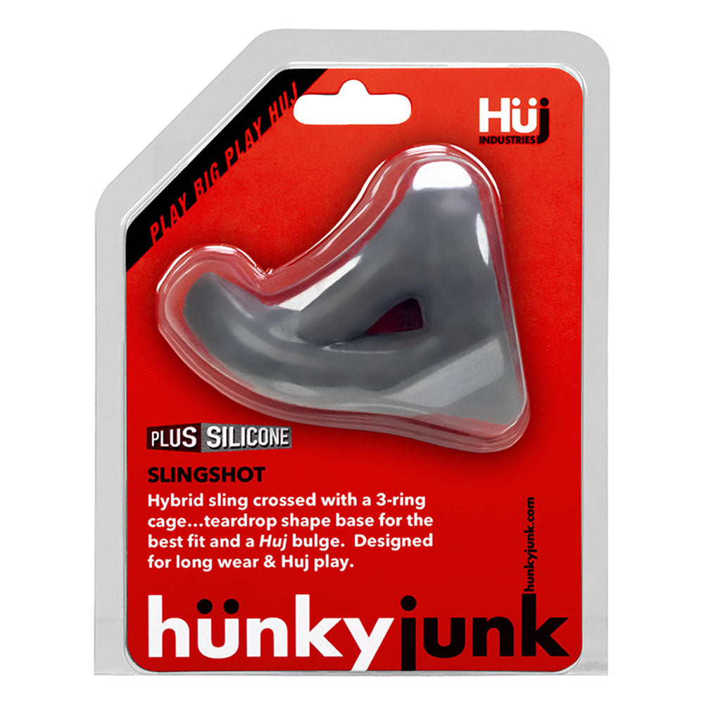 Hunkyjunk Slingshot 3 Ring Teardrop - Stone - Not Very Vanilla