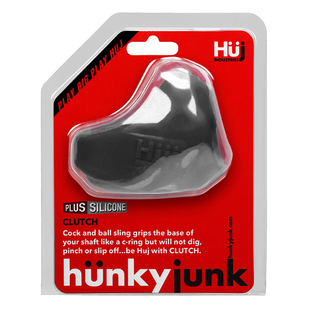 Hunkyjunk Clutch Cock Ball Sling - Tar - Not Very Vanilla