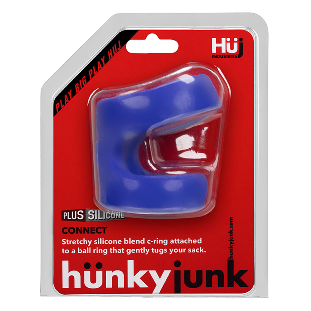 Hunkyjunk Connect Cock Ball Tugger - Colbalt - Not Very Vanilla