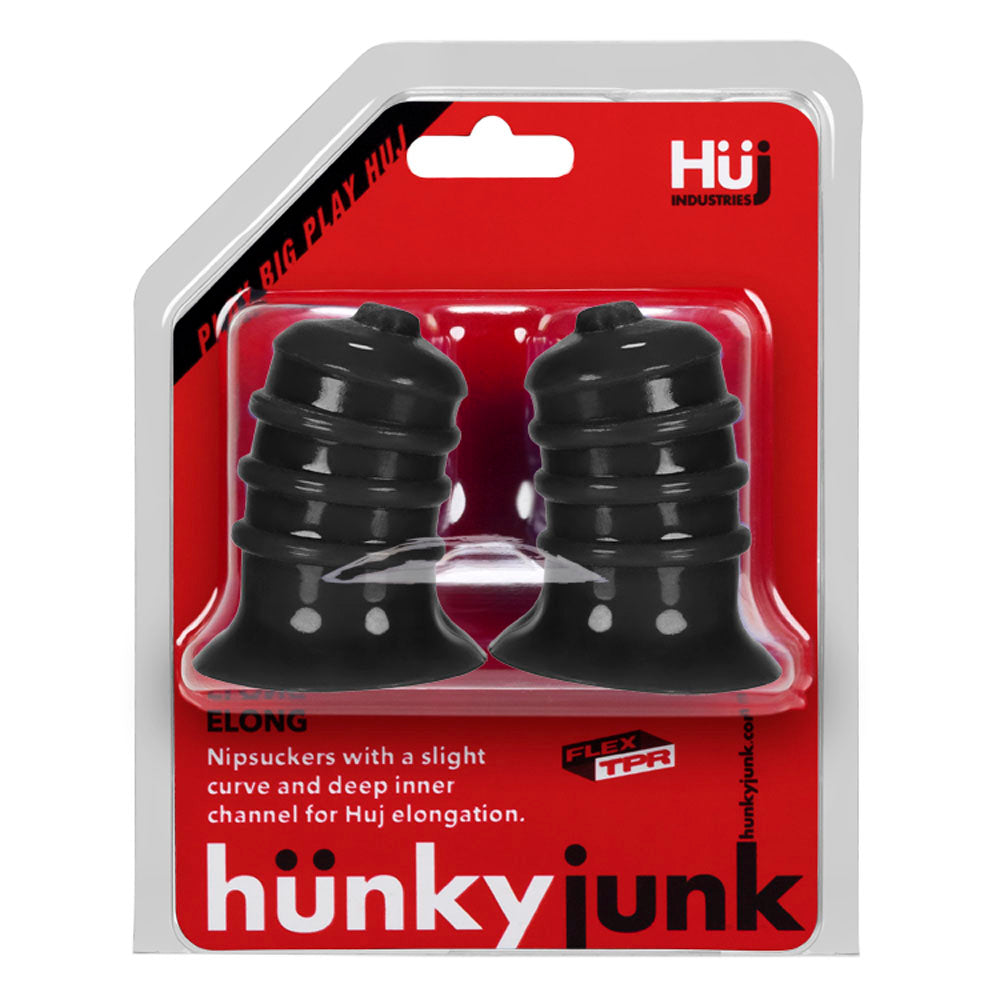 Hunkyjunk Elong Nipsuckers - Black - Not Very Vanilla