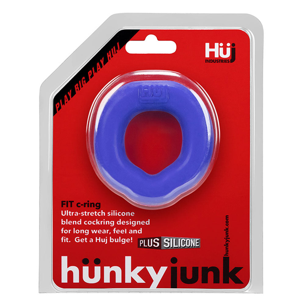 Hunkyjunk Fit Ergo C-Ring - Cobalt - Not Very Vanilla