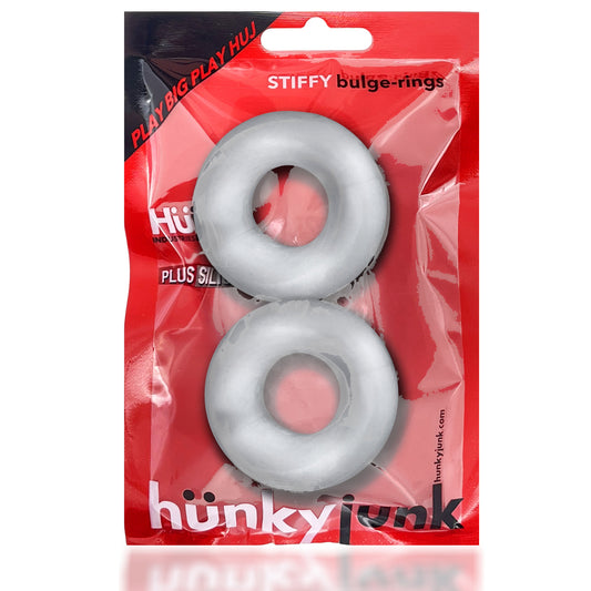 Stiffy 2-Pack Bulge-Rings - Clear Ice - Not Very Vanilla