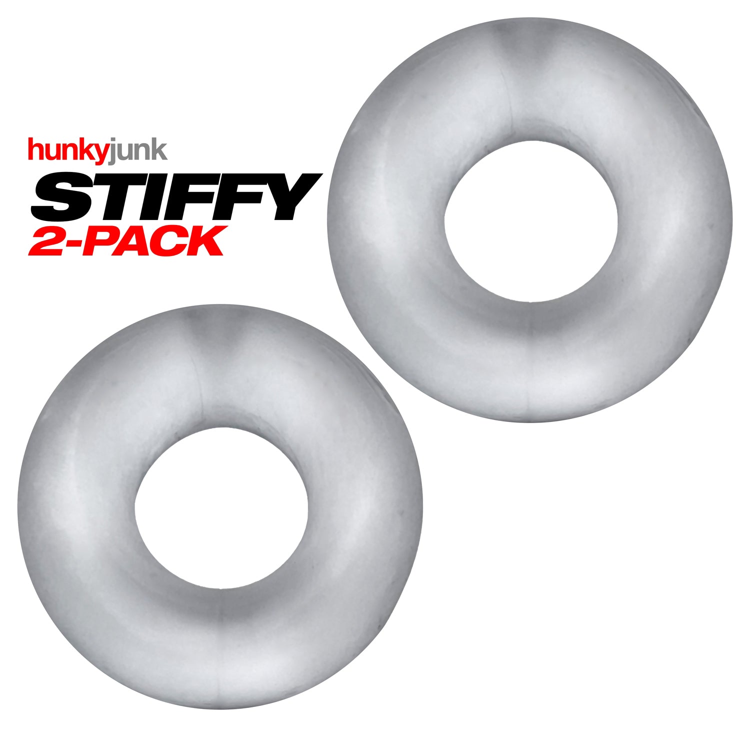 Stiffy 2-Pack Bulge-Rings - Clear Ice - Not Very Vanilla