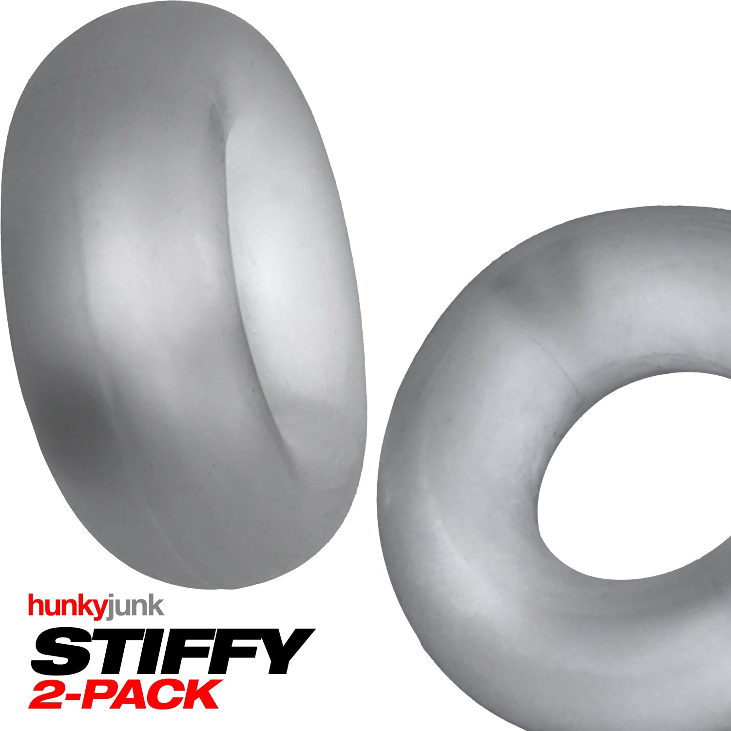 Stiffy 2-Pack Bulge-Rings - Clear Ice - Not Very Vanilla