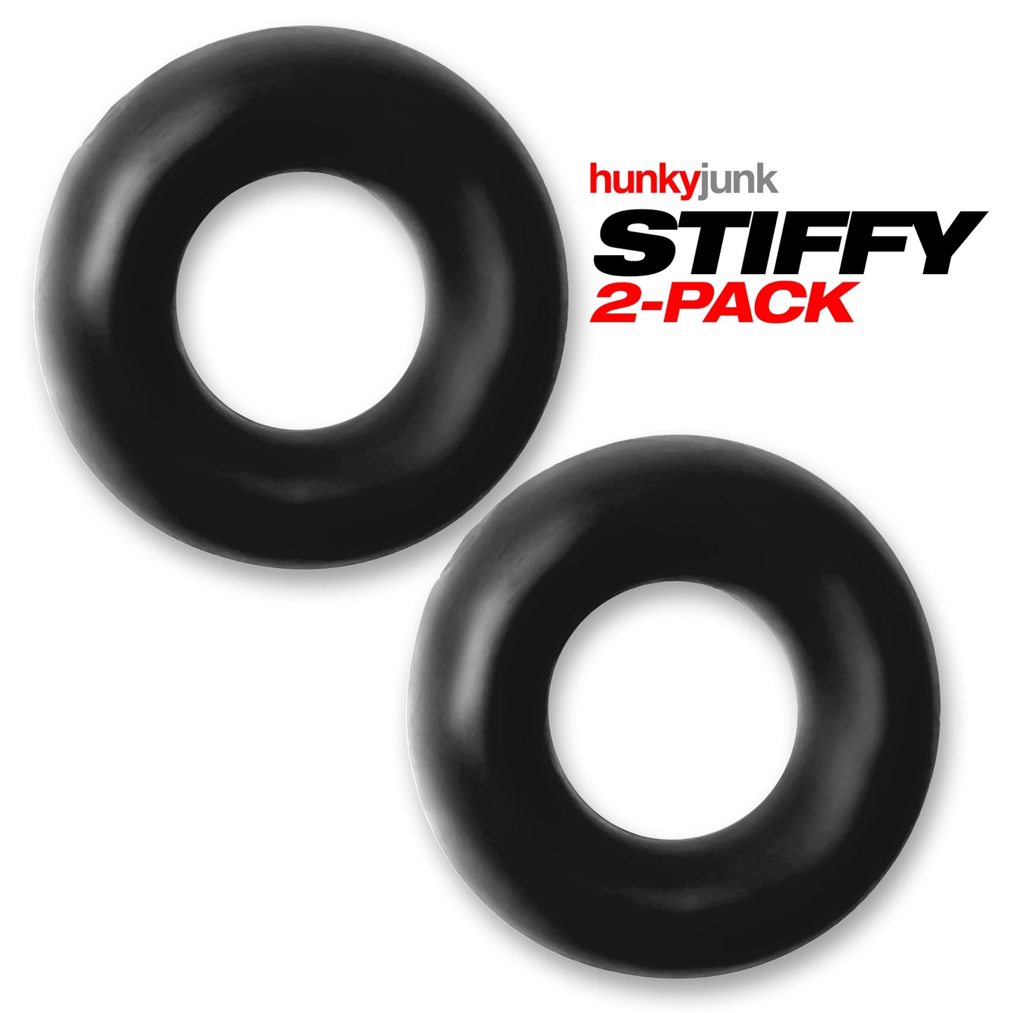 Stiffy 2 -Pack Bulge-Rings - Tar Ice - Not Very Vanilla