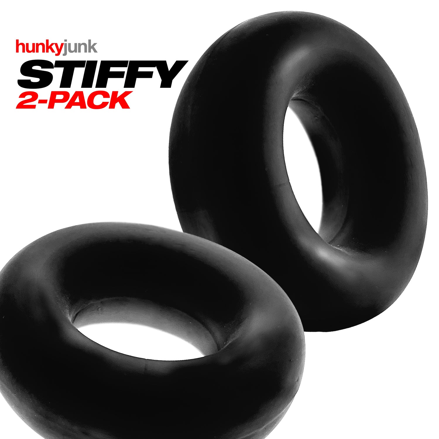 Stiffy 2 -Pack Bulge-Rings - Tar Ice - Not Very Vanilla