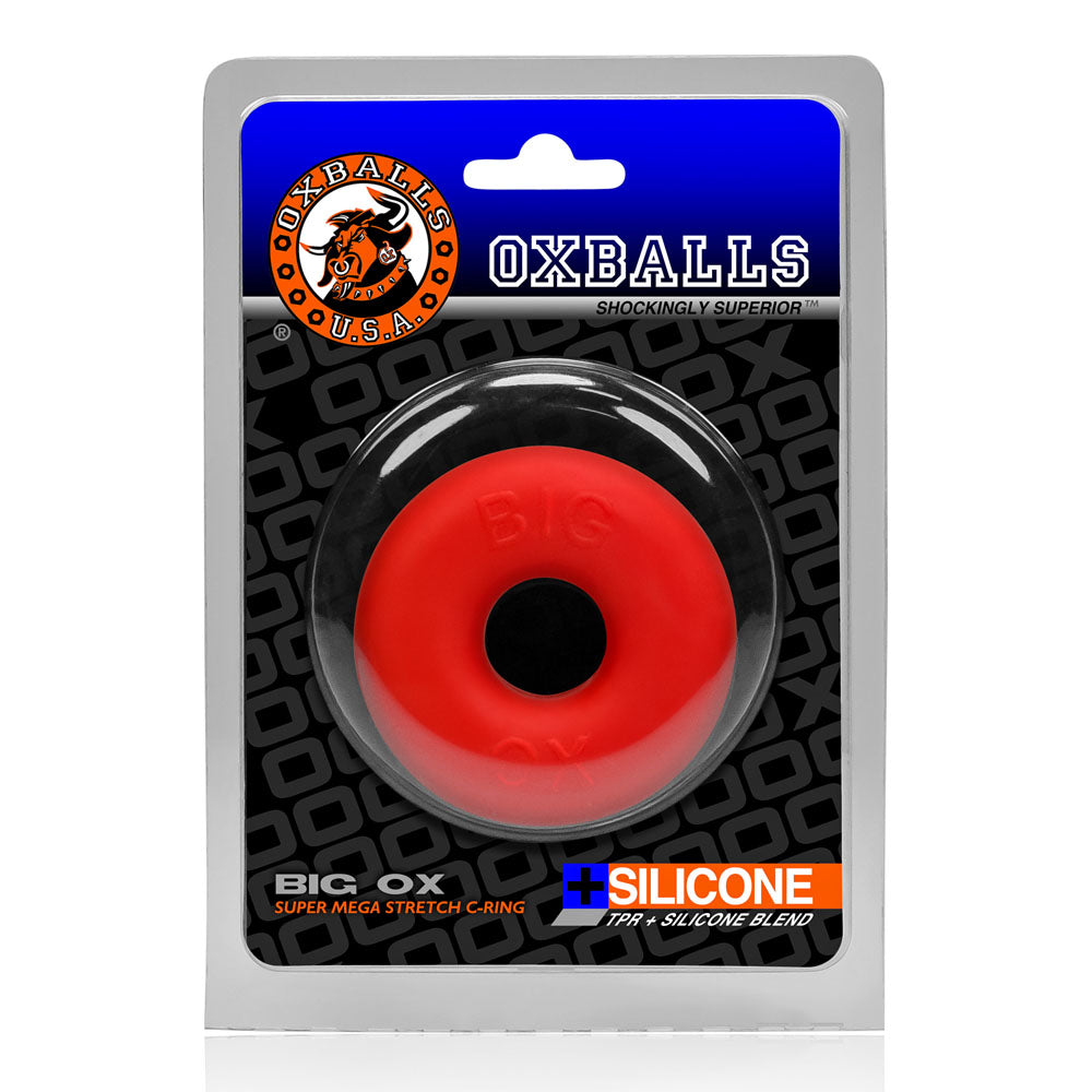 Oxballs Big Ox Cockring - Red - Not Very Vanilla