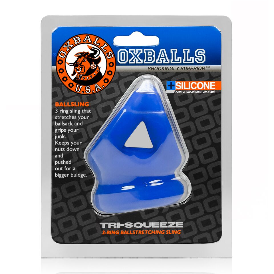 Tri-Squeeze Ball-Stretch Sling - Cobalt Ice - Not Very Vanilla