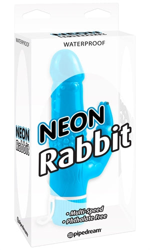 Neon Luv Touch Rabbit Vibe - Blue - Not Very Vanilla