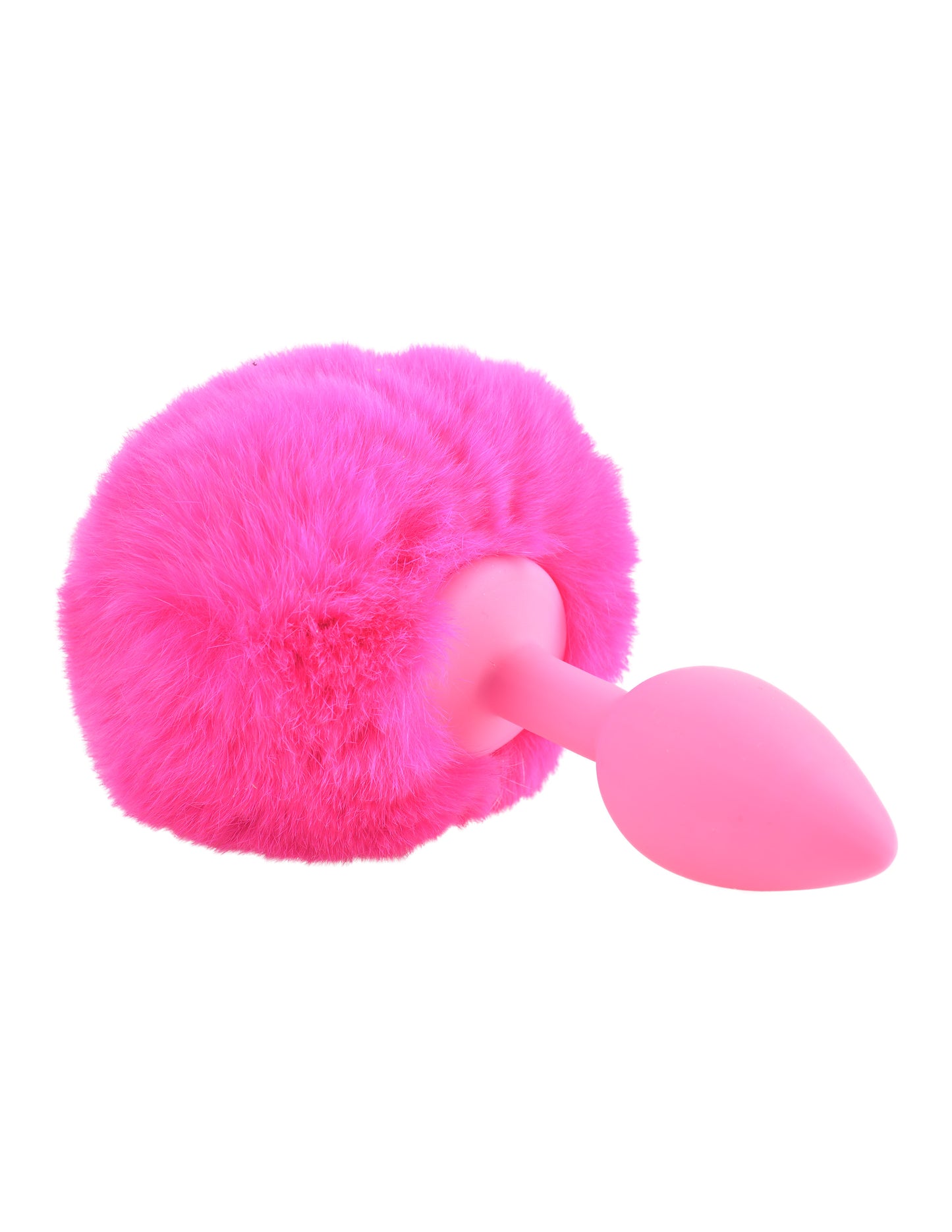 Neon Bunny Tail - Pink - Not Very Vanilla