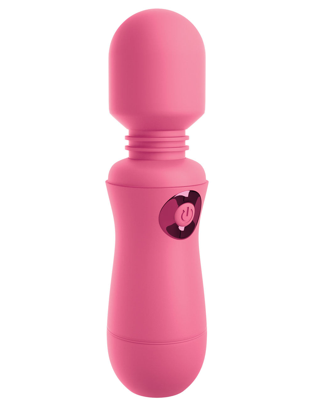 Omg! Wands Enjoy Rechargeable Vibrating Wand - Pink - Not Very Vanilla