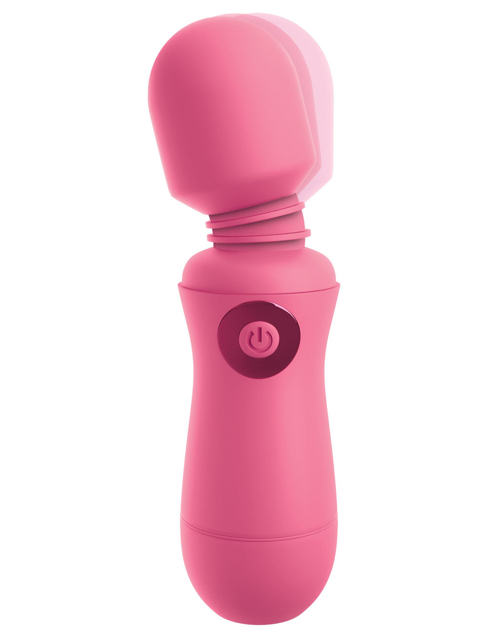 Omg! Wands Enjoy Rechargeable Vibrating Wand - Pink - Not Very Vanilla