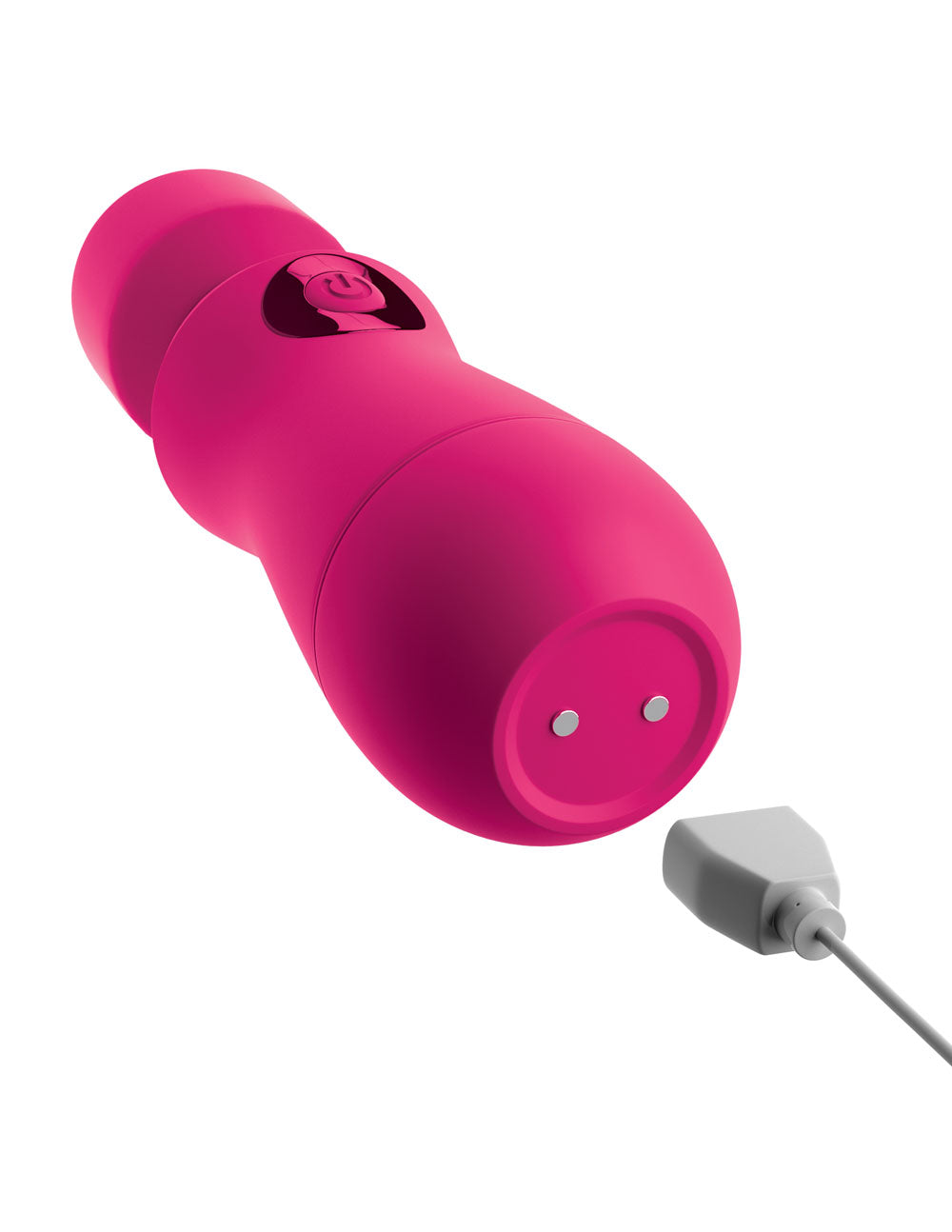 Omg! Wands Enjoy Rechargeable Vibrating Wand - Fuchsia - Not Very Vanilla