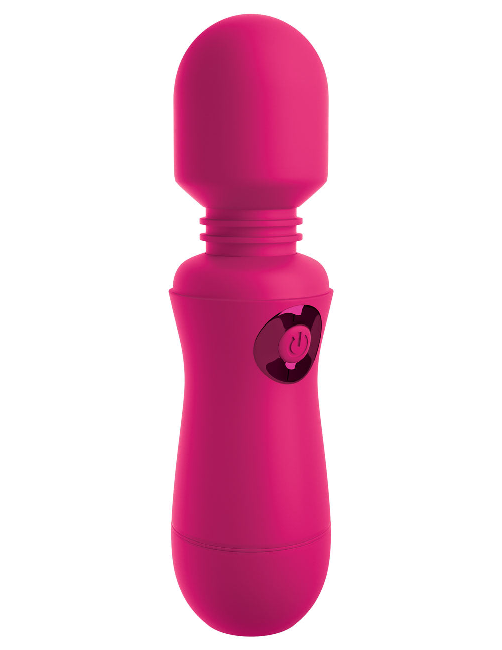 Omg! Wands Enjoy Rechargeable Vibrating Wand - Fuchsia - Not Very Vanilla