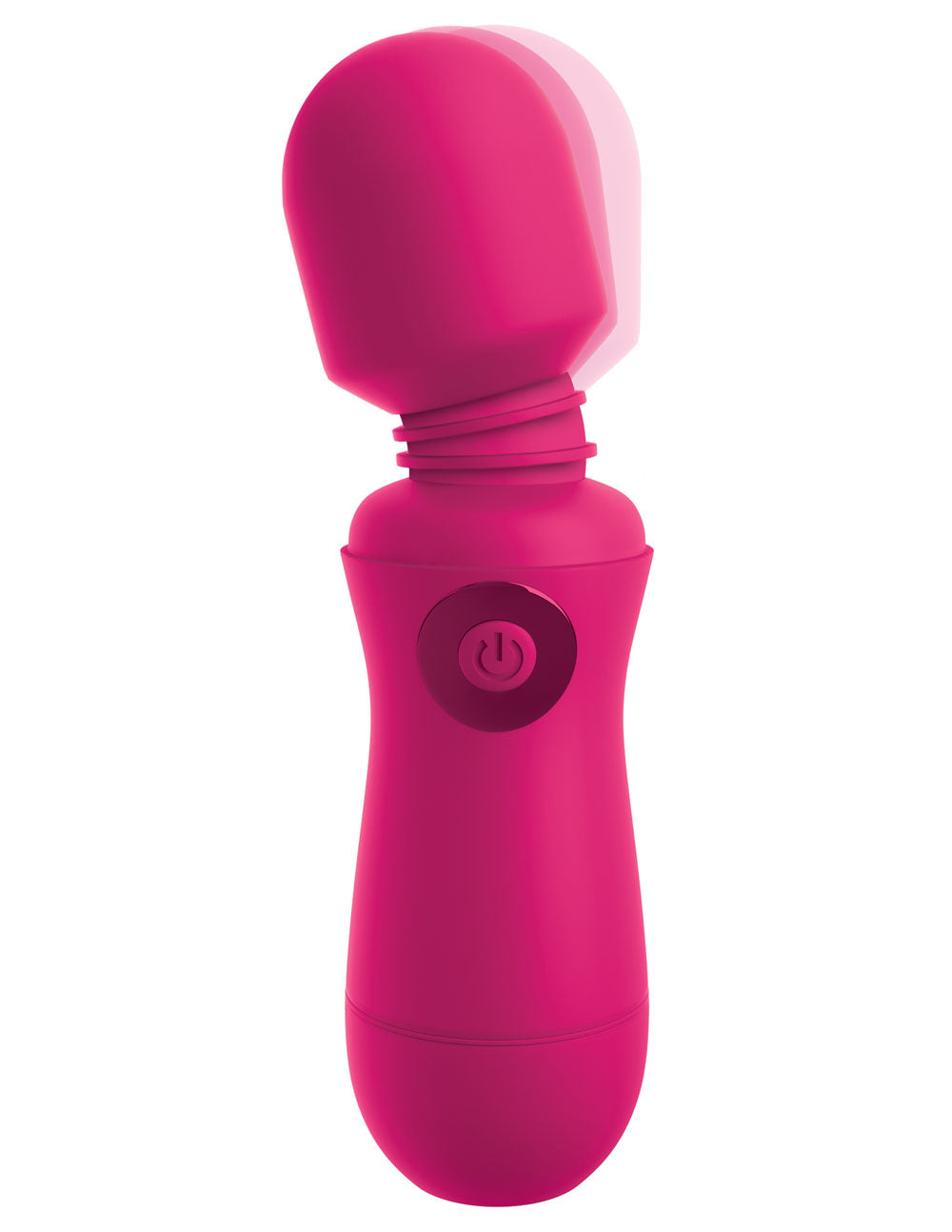 Omg! Wands Enjoy Rechargeable Vibrating Wand - Fuchsia - Not Very Vanilla