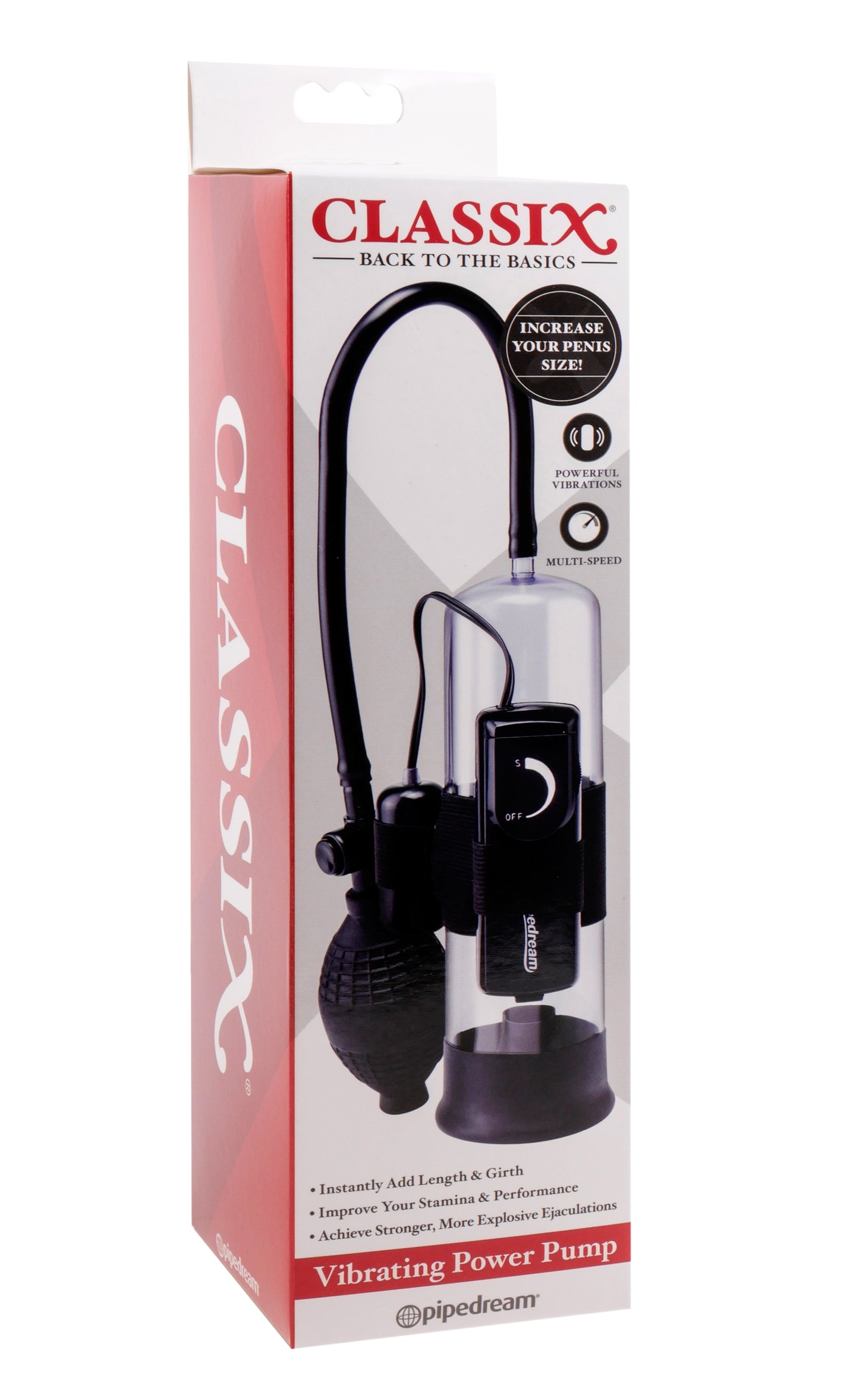 Classix Vibrating Power Pump - Not Very Vanilla