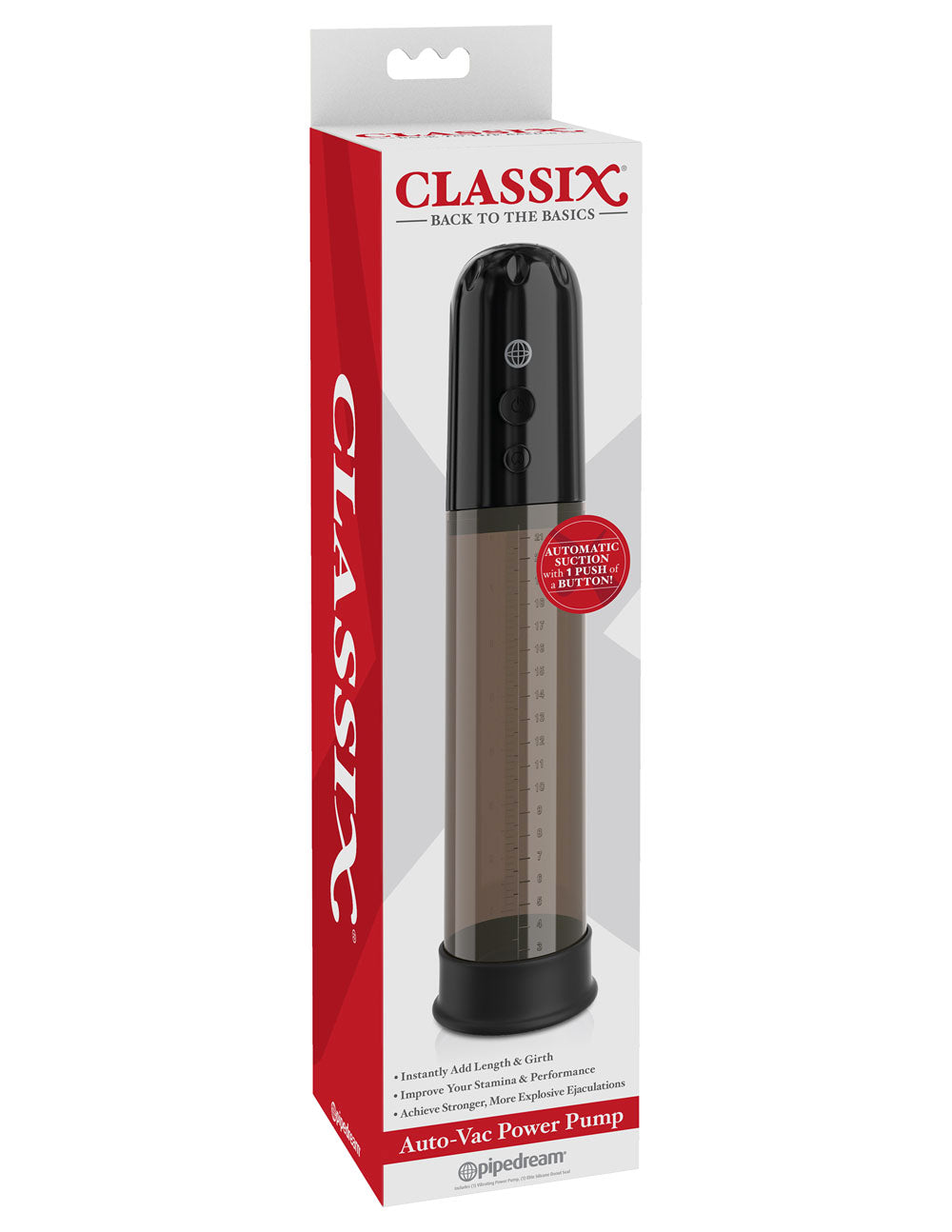 Classix Auto-Vac Power Pump - Black - Not Very Vanilla