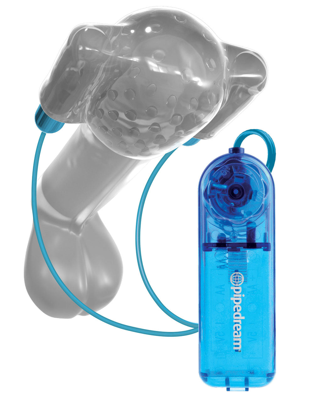 Classix Dual Vibrating Head Teaser - Blue/clear - Not Very Vanilla