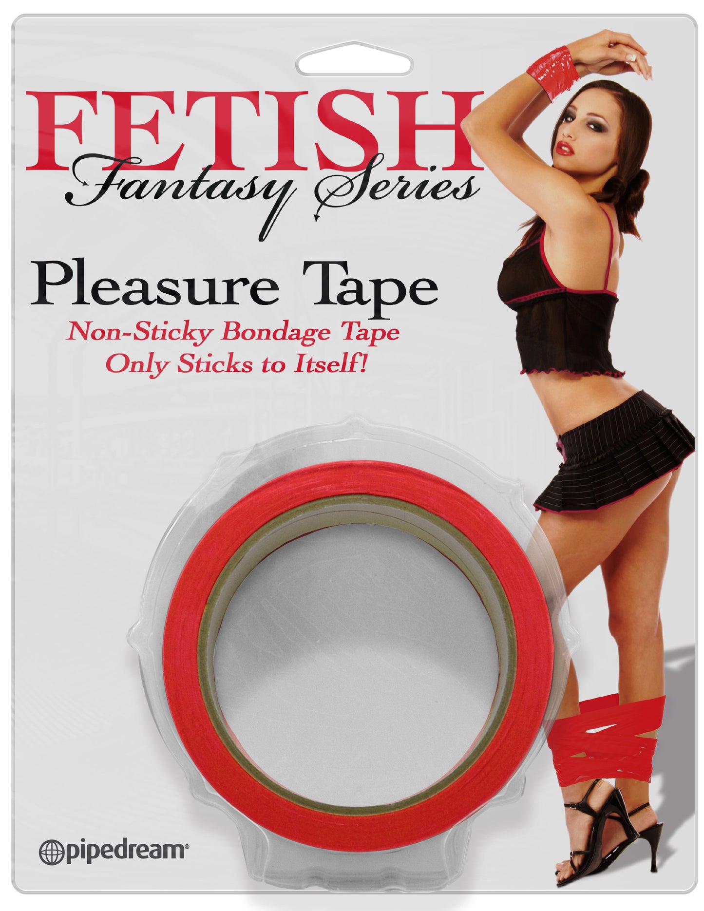 Fetish Fantasy Series Pleasure Tape - Red - Not Very Vanilla