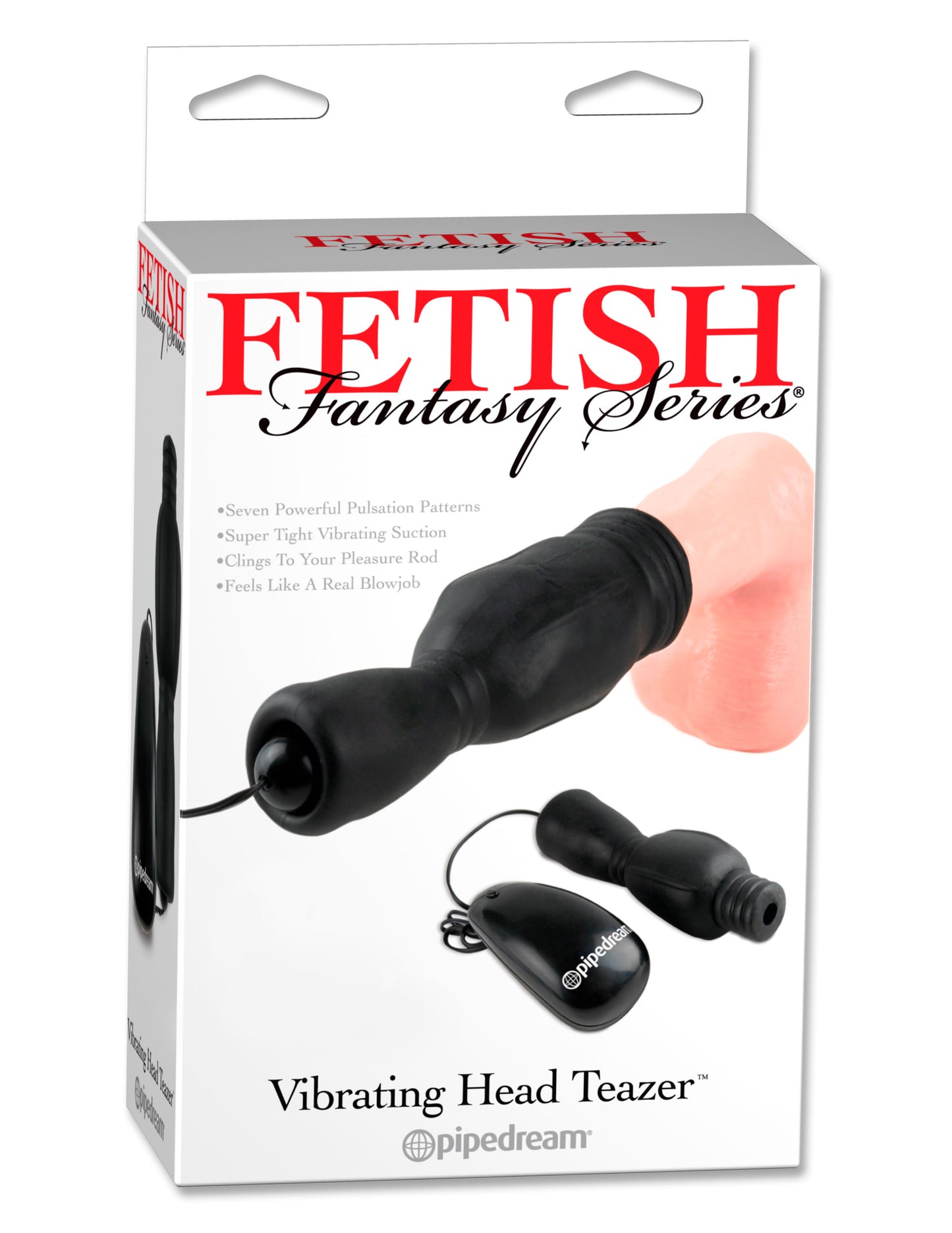 Fetish Fantasy Series Vibrating Head Teazer - Black - Not Very Vanilla