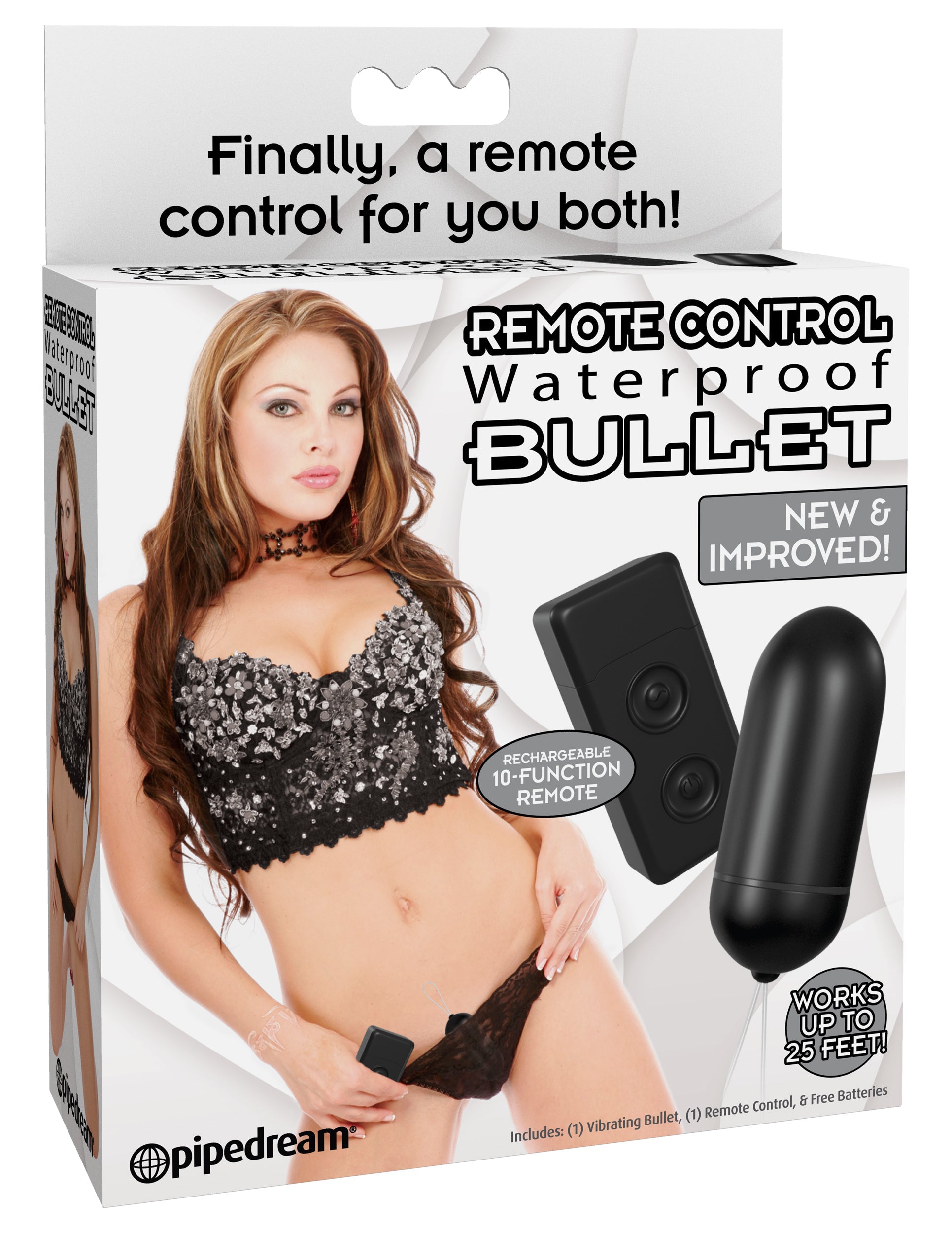 Waterproof Remote Control Bullet - Black - Not Very Vanilla