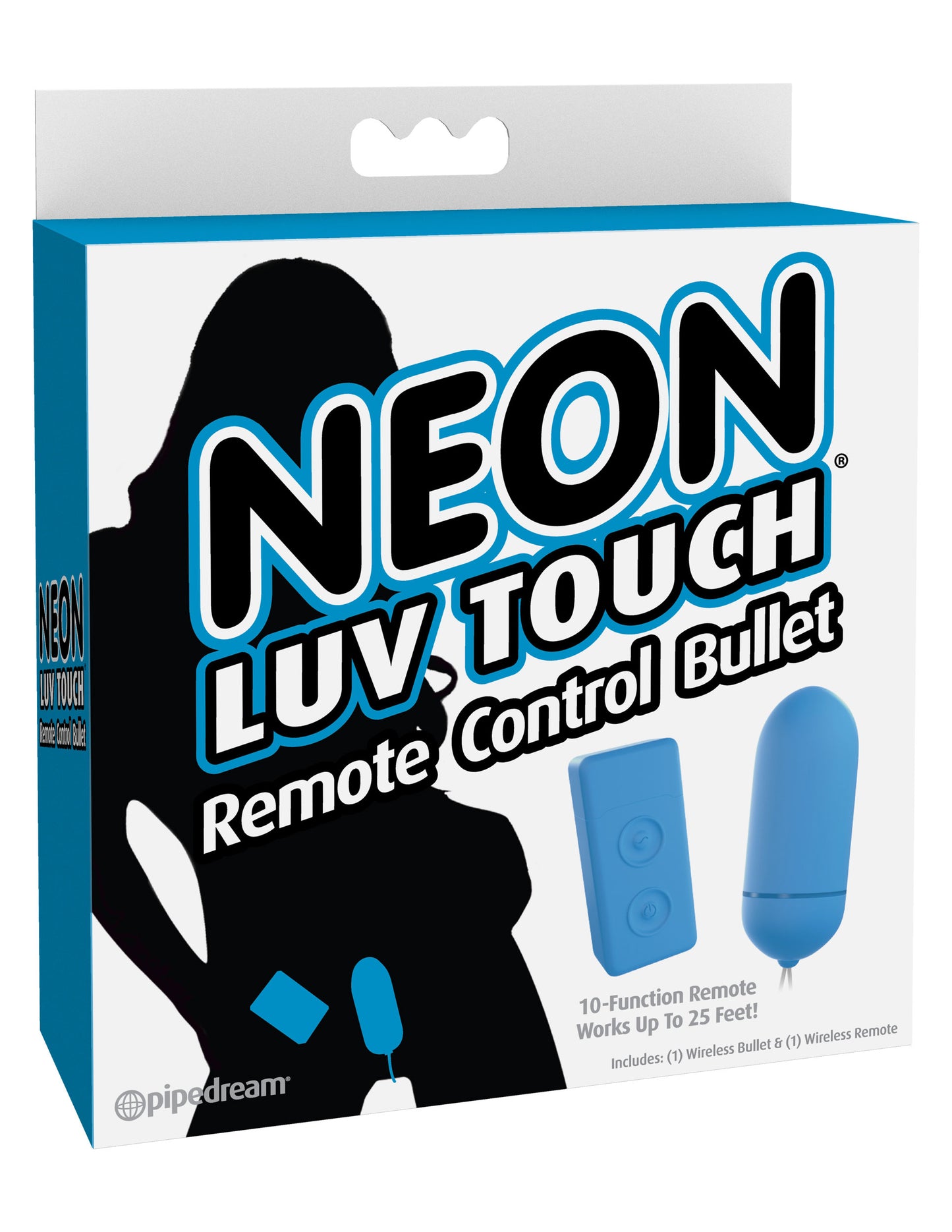 Neon Luv Touch Remote Control Bullet - Blue - Not Very Vanilla