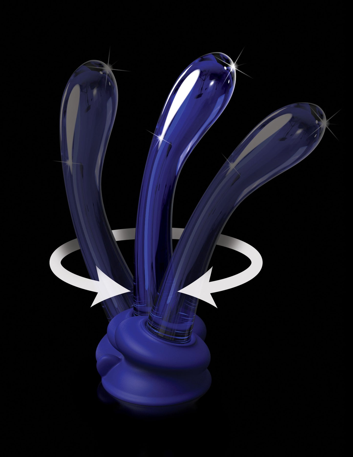 Icicles No. 89 - With Silicone Suction Cup - Purple - Not Very Vanilla