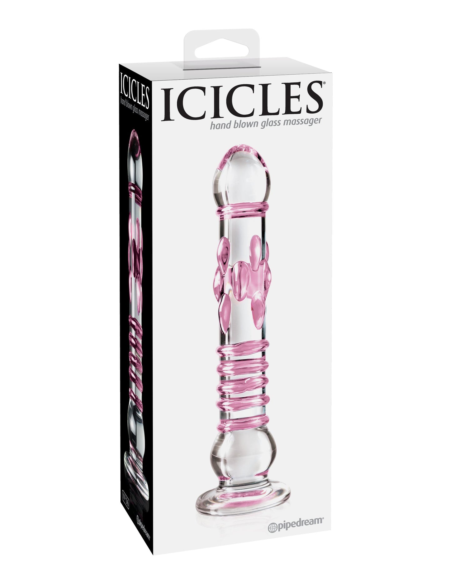 Icicles No. 6 - Clear / Pink - Not Very Vanilla