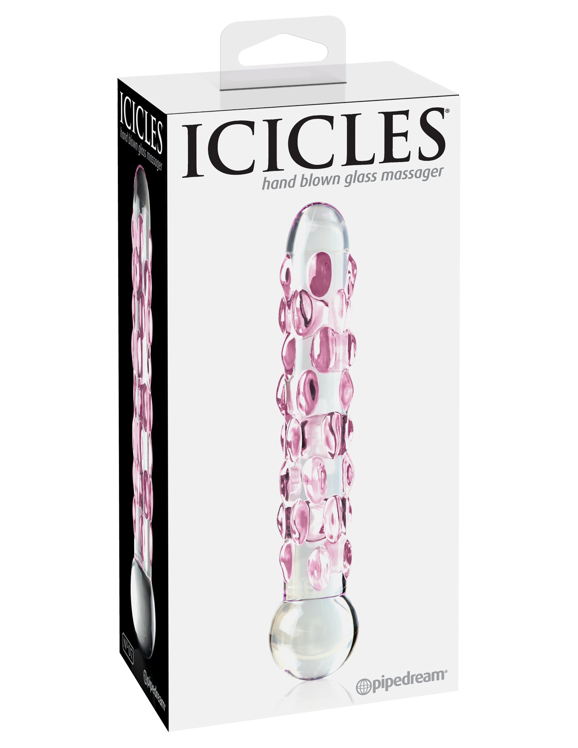 Icicles No. 7 - Clear / Pink - Not Very Vanilla