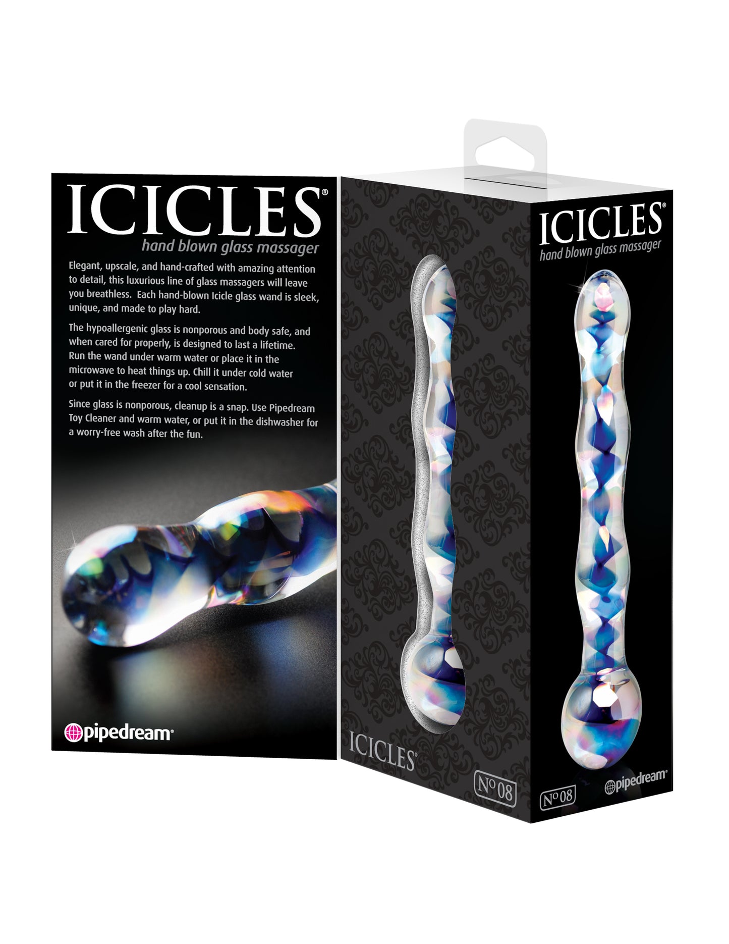 Icicles No. 8 - Clear / Blue - Not Very Vanilla